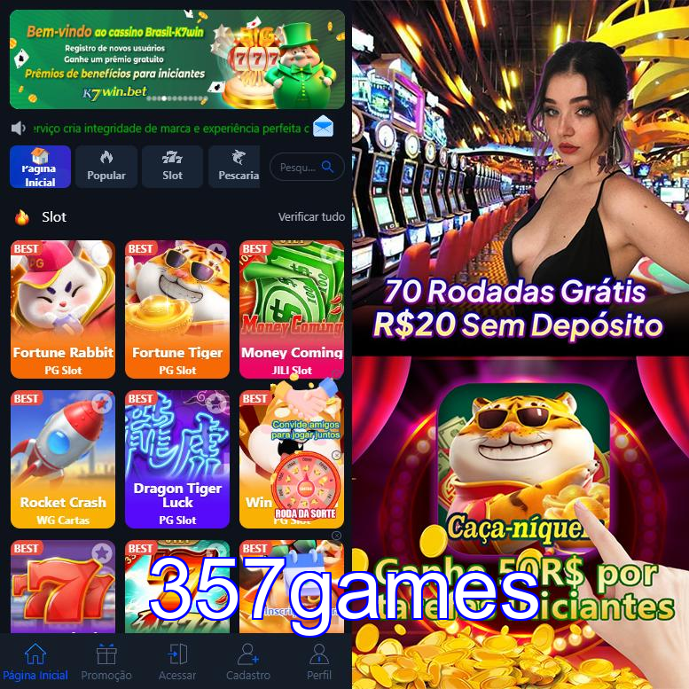 Cadastro no 357games: Comece com um Bônus de Boas-vindas!