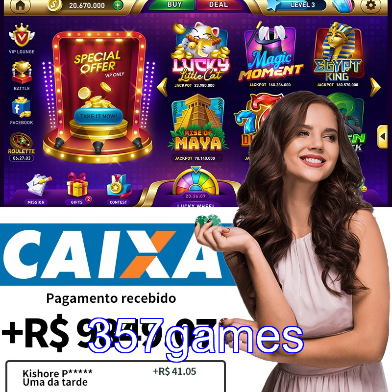 Cadastro no 357games: Comece com um Bônus de Boas-vindas!